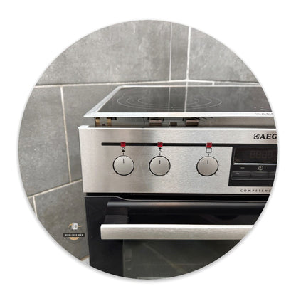 AEG Elektro - Einbauherd Edelstahl EE3003061M + Ceran - 1 Jahr Garantie & Gratis Lieferung in Berlin!
