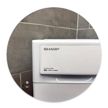 6 kg Sharp Waschmaschine ES-HFA6122WD / 1 Jahr Garantie & Gratis Lieferung in Berlin!