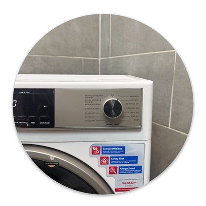 8/6 kg Sharp Waschtrockner ES-HDB87WD / 1 Jahr Garantie inkl. Lieferservice!