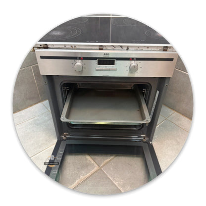 AEG Elektro-Einbaubackofen B335125M + Ceran | 1 Jahr Garantie!