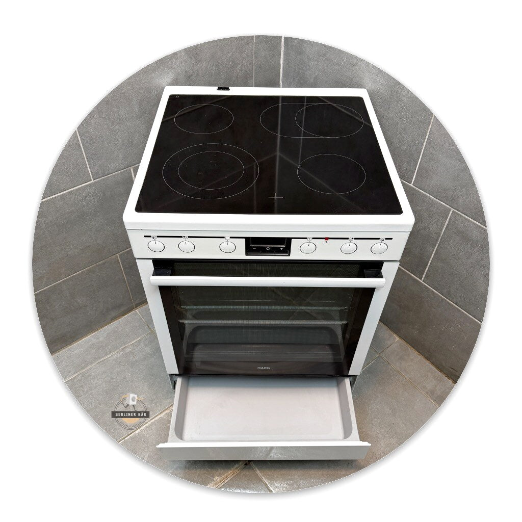 60er AEG Elektro-Standherd 47056VS-WN + Ceran / 1 Jahr Garantie & Gratis Lieferung in Berlin!
