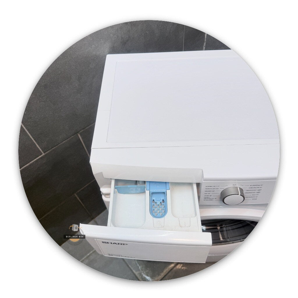 6kg Sharp Waschmaschine ES-HFA6122W2 Slim | 1 Jahr Garantie!