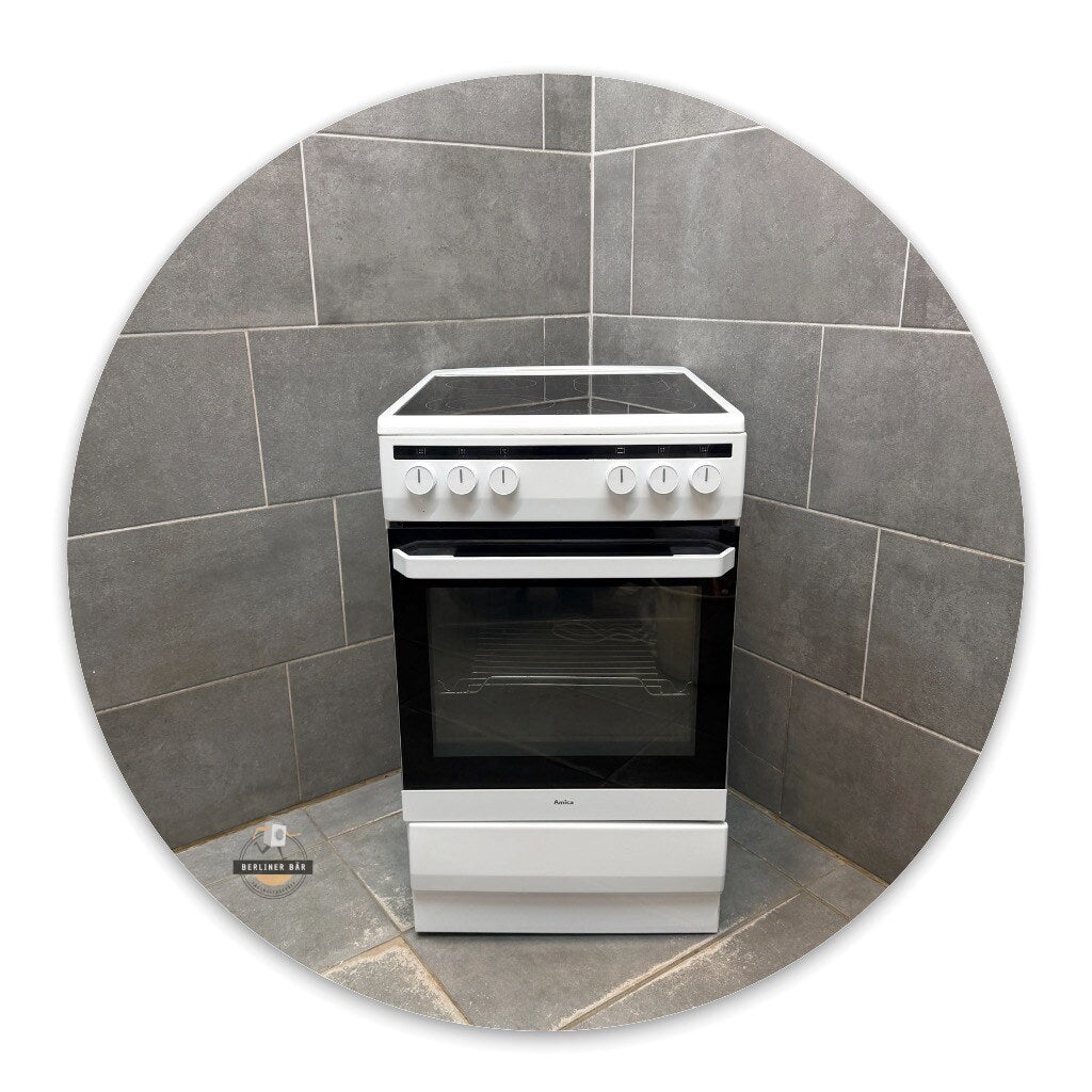 Elektro-Standherd Amica SHC 11543 W + Ceran | 1 Jahr Garantie!