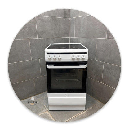 Elektro-Standherd Amica SHC 11543 W + Ceran | 1 Jahr Garantie!