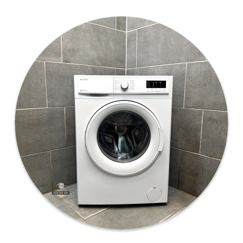 6 kg Sharp Waschmaschine ES-HFA6122WD / 1 Jahr Garantie & Gratis Lieferung in Berlin!