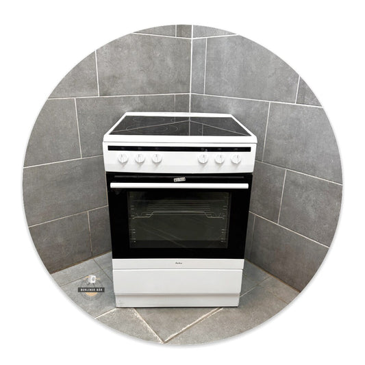 60er - Elektrostandherd Amica SHC 11662 W + Glaskeramikfeld   / 1 Jahr Garantie! & Kostenlose Lieferung!