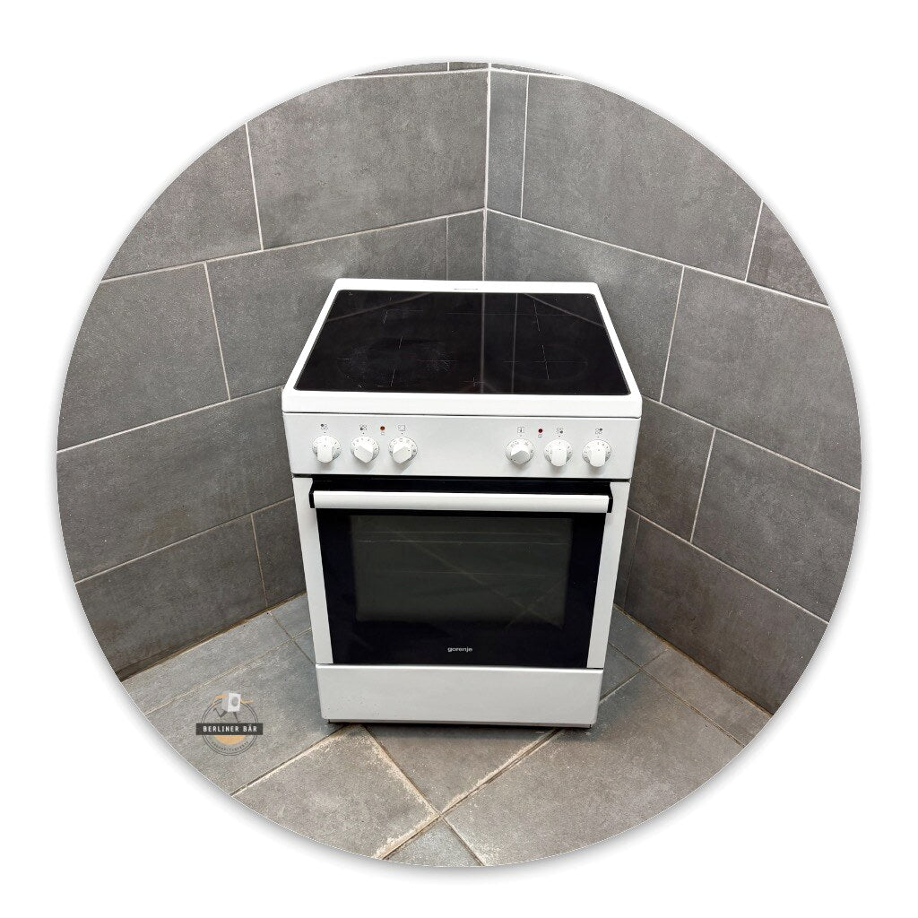 60er Gorenje Elektro-Standherd EC 67120 AW + Ceran/ 1 Jahr Garantie & Gratis Lieferung in Berlin!