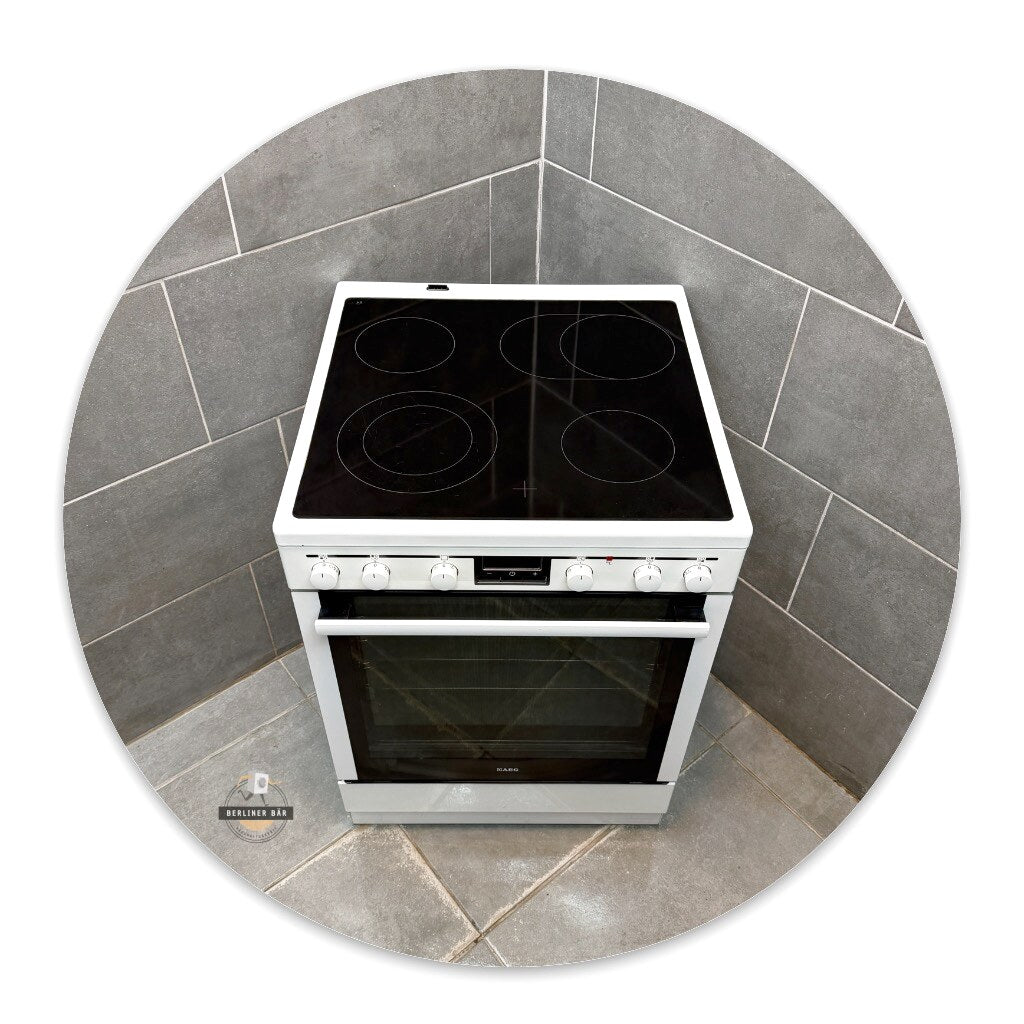 60er AEG Elektro-Standherd 47056VS-WN + Ceran / 1 Jahr Garantie & Gratis Lieferung in Berlin!