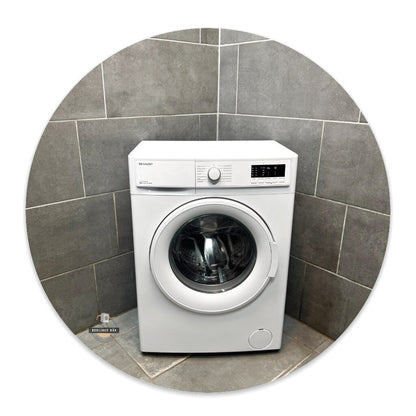 6 kg Sharp Waschmaschine ES-HFA6122WD / 1 Jahr Garantie & Gratis Lieferung in Berlin!