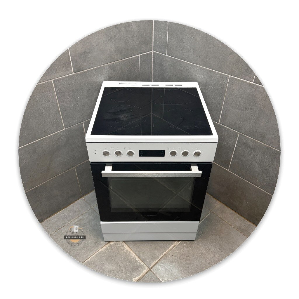 Grundig Elektro-Standherd GFBM23420WC + Ceran / 1 Jahr Garantie & Gratis Lieferung in Berlin!