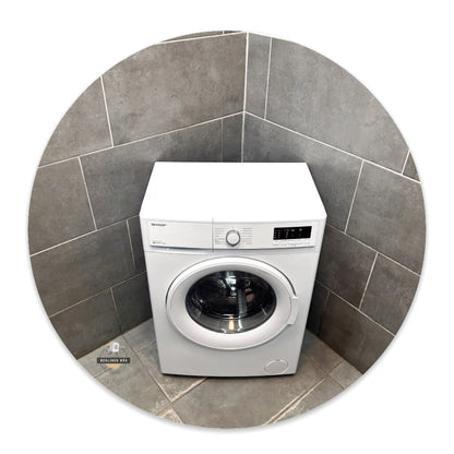 6 kg Sharp Waschmaschine ES-HFA6122WD / 1 Jahr Garantie & Gratis Lieferung in Berlin!