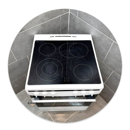 60er - Elektrostandherd Amica SHC 11662 W + Glaskeramikfeld   / 1 Jahr Garantie! & Kostenlose Lieferung!