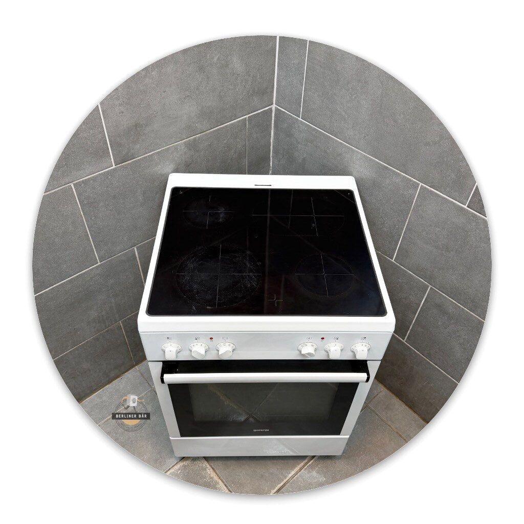 60er Gorenje Elektro-Standherd EC 67120 AW + Ceran/ 1 Jahr Garantie & Gratis Lieferung in Berlin!