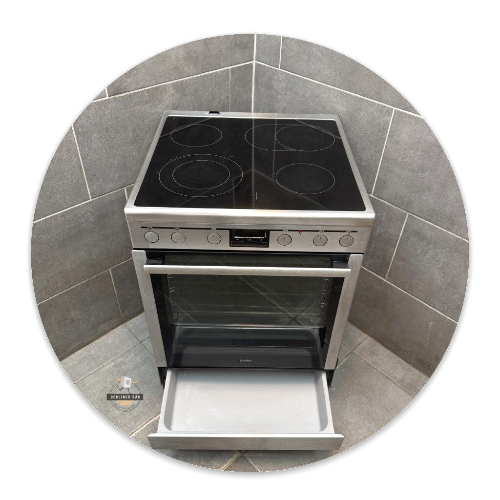 AEG Elektro-Standherd Edelstahl 47056VSWN + Ceran / 1 Jahr Garantie & Gratis Lieferung in Berlin!