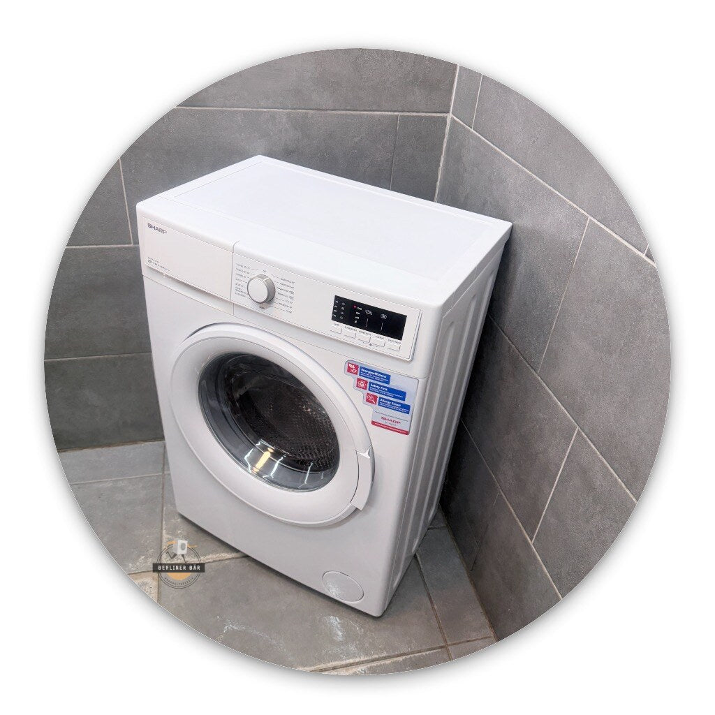 6kg Sharp Waschmaschine ES-HFA6122W2 Slim | 1 Jahr Garantie!