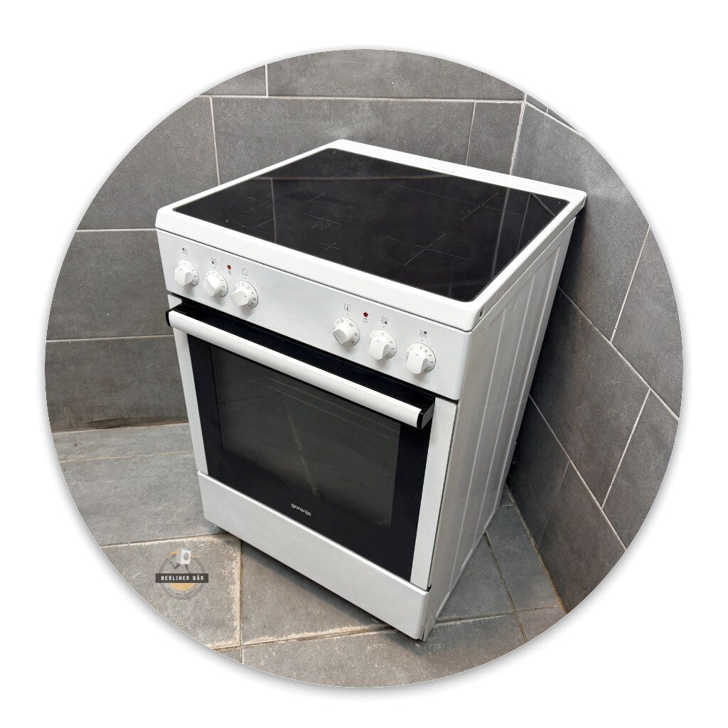 60er Gorenje Elektro-Standherd EC 67120 AW + Ceran/ 1 Jahr Garantie & Gratis Lieferung in Berlin!
