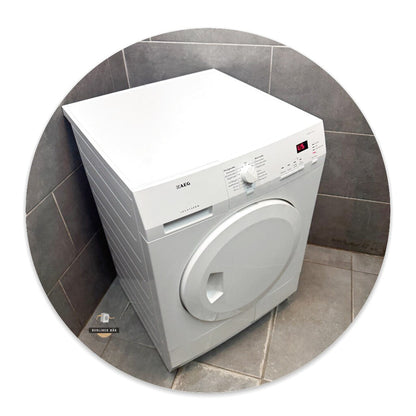 8kg AEG Kondenstrockner TC09H6SHW / 1 Jahr Garantie & Gratis Lieferung in Berlin!