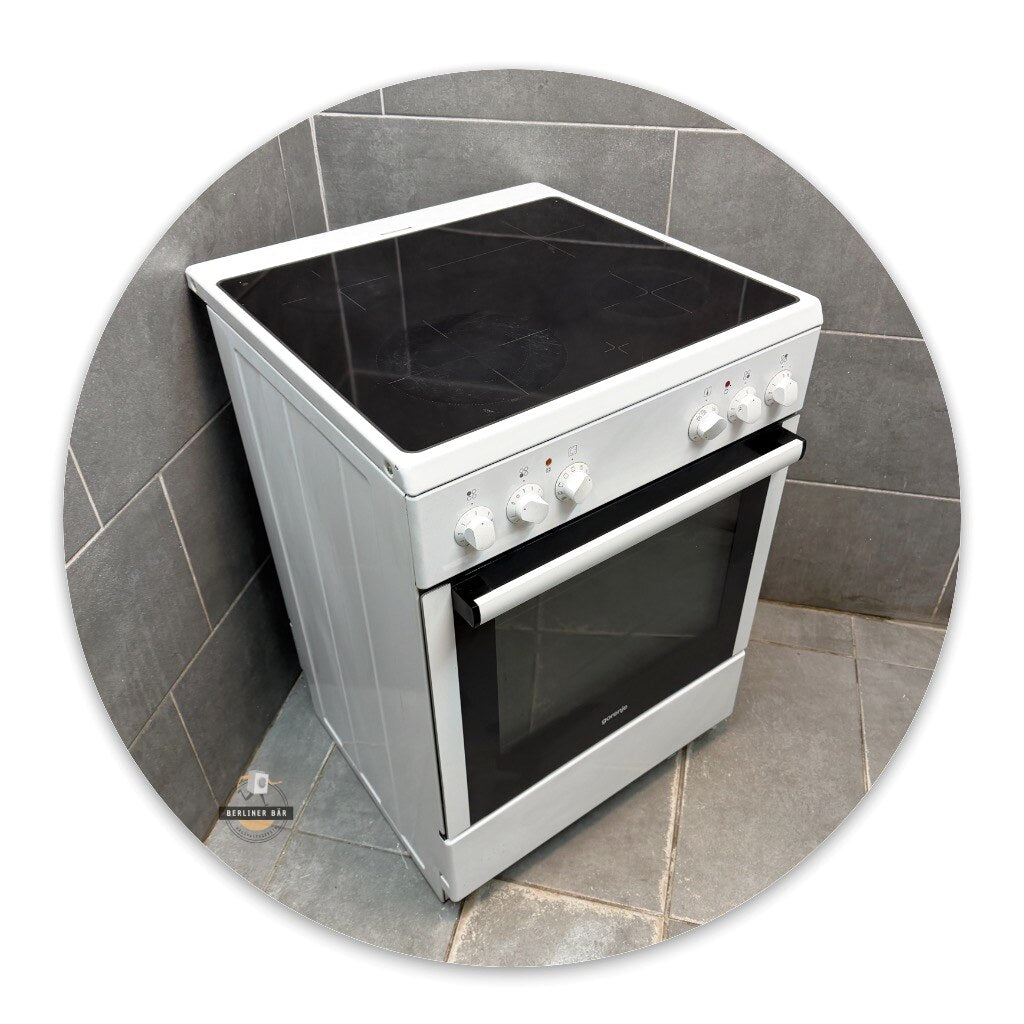 60er Gorenje Elektro-Standherd EC 67120 AW + Ceran/ 1 Jahr Garantie & Gratis Lieferung in Berlin!