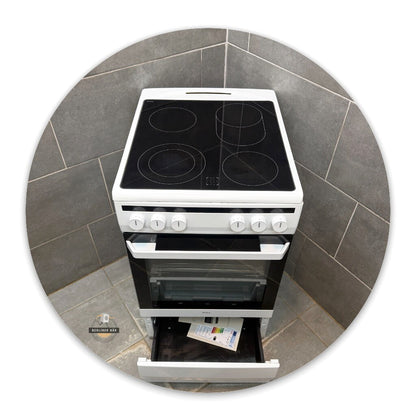 Elektro-Standherd Amica SHC 11543 W + Ceran | 1 Jahr Garantie!
