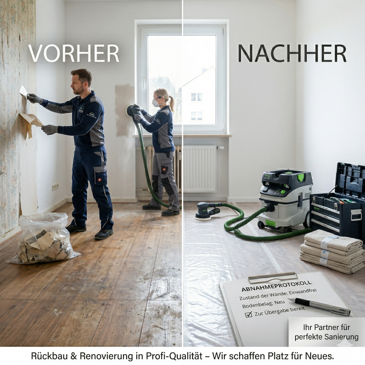KI-generiertes Symbolbild zu Renovierungsarbeiten