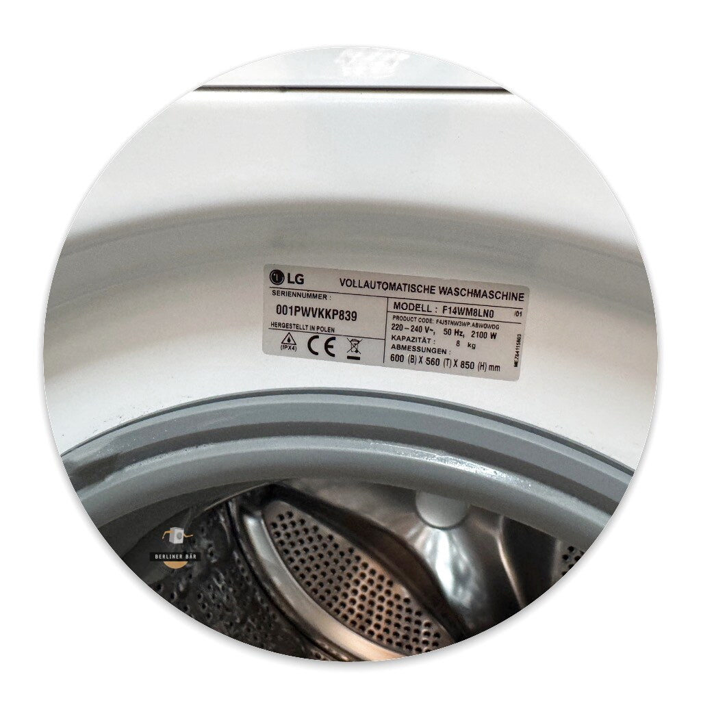 8 kg LG Waschmaschine Serie 3 F14WM8LN0 / 1 Jahr Garantie & Gratis Lieferung in Berlin!
