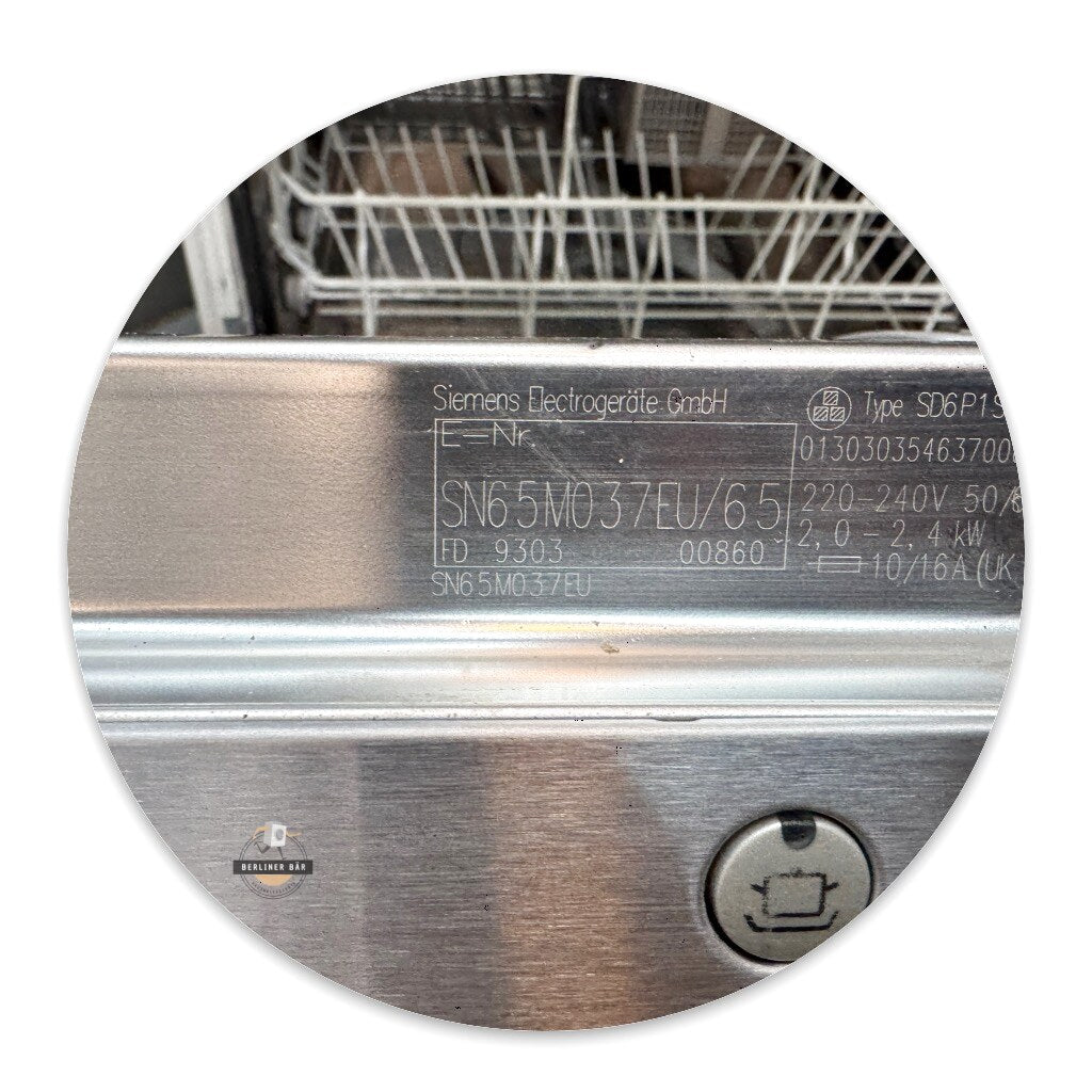Siemens Geschirrspüler Vollintegriert SN65M037EU/1 Jahr Garantie & Gratis Lieferung in Berlin!