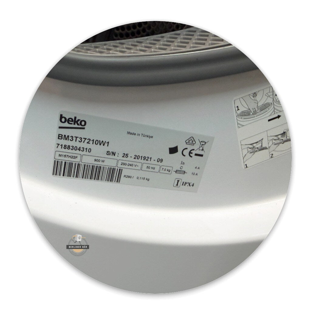 7 kg Beko Wärmepumpentrockner  BM3T37210W1 | 1 Jahr Garantie inkl. Lieferservice!
